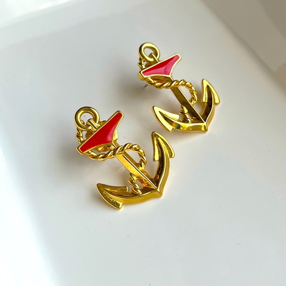 Avon Jewelry - Vintage Avon Anchor Earrings